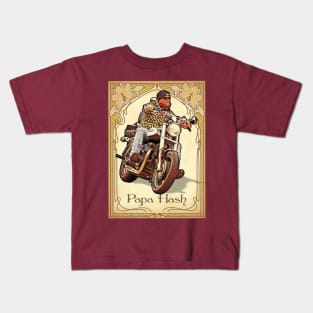 Papa Hash Apparel: Papa Hash Art Nouveau Kids T-Shirt